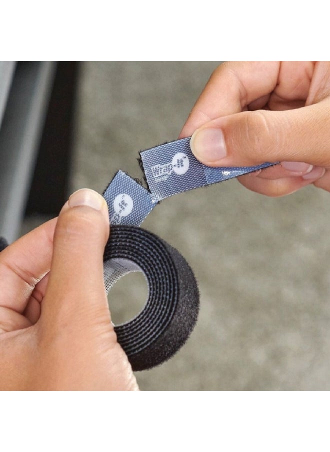 Wrap-It Storage Self Gripping Perforated Roll Black 12 ft 400-12X75PBL  - Image 4