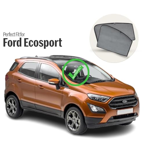 Autofact Car Sunshades for Ford Ecosport, UV Protection, Useful Car Accessories, Custom fit Sun Shades for Side Windows, Set of 4 - Image 2