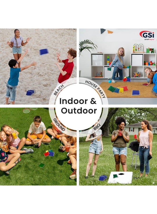 GSI GSi Mini Toy Bean Bags | Used for Physical Education, Outdoor & Hand toss Games, Fun Activities Equipment for Kids | Made of Premium Cotton Fabric with Superior overlock Stitching | Pack of 12 - Image 5