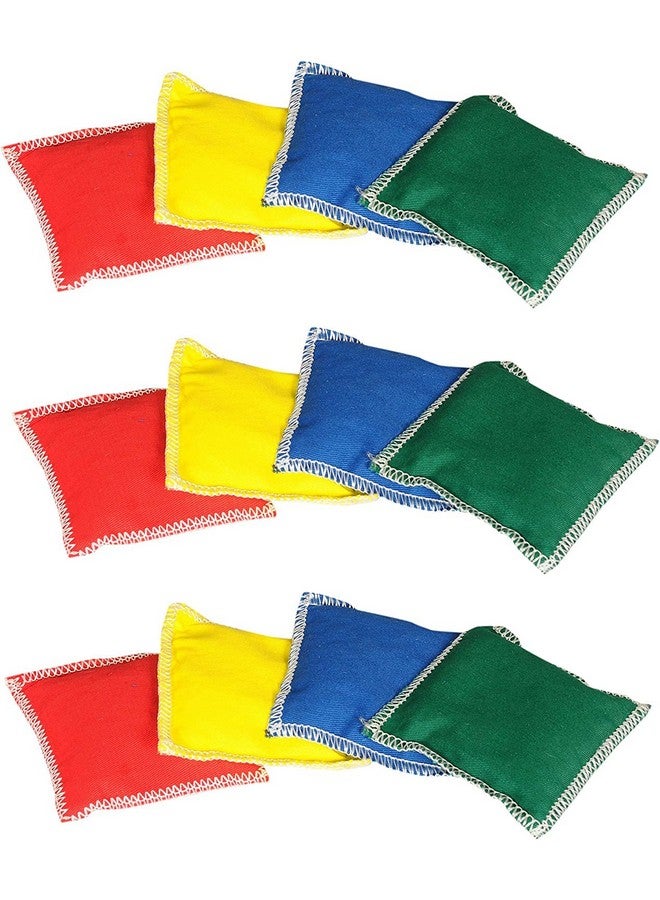 GSI GSi Mini Toy Bean Bags | Used for Physical Education, Outdoor & Hand toss Games, Fun Activities Equipment for Kids | Made of Premium Cotton Fabric with Superior overlock Stitching | Pack of 12 - Image 1