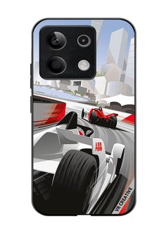 Protective Case Cover For Xiaomi Poco X6 F1 Car Racing Design Multicolour