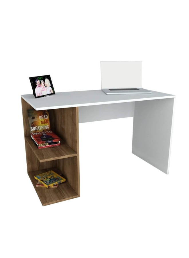 ريترو مكتب مودرن 120 سم – أبيض×بيج