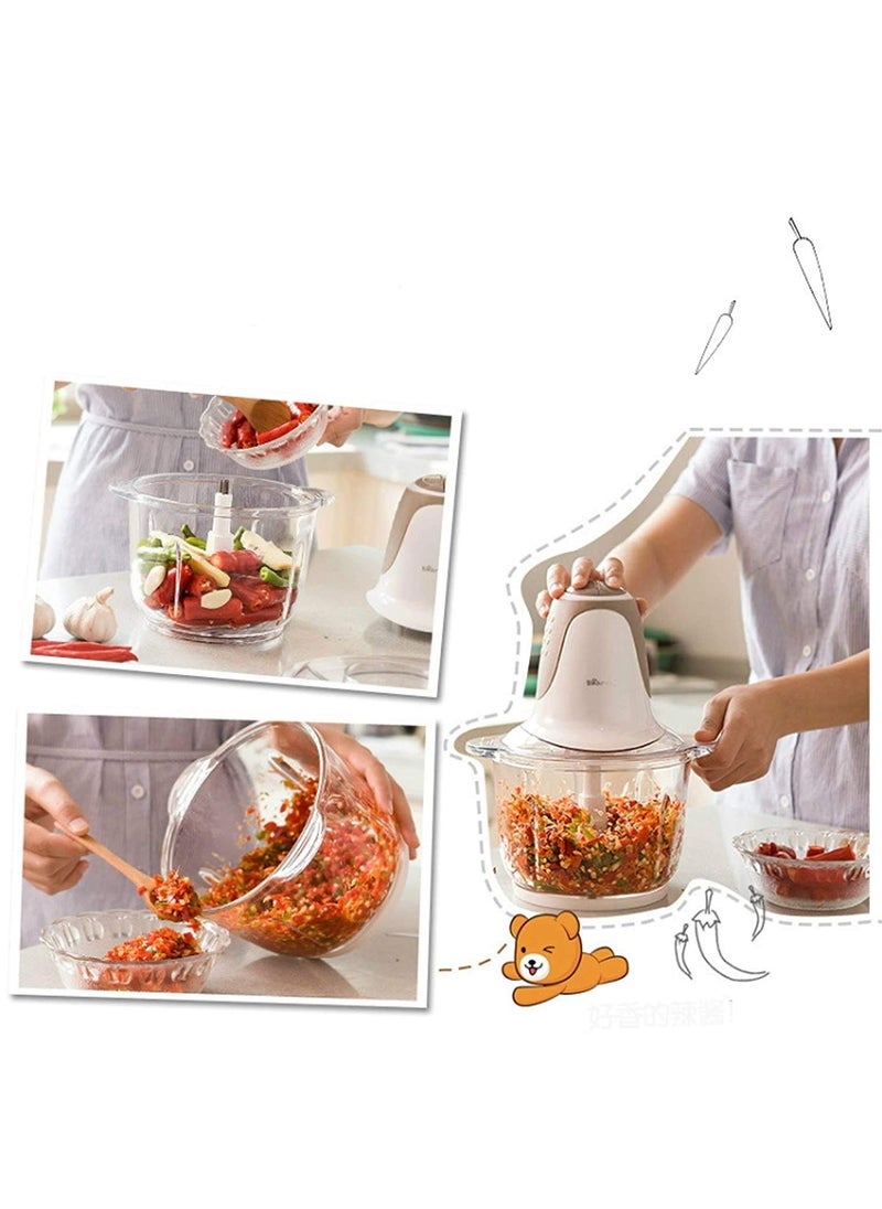 Cartvilla Cartvilla Electric Meat Grinder Machine Stainless Steel Household Electric Food Chopper Mincer Blender Grinder Home Kitchen Food Processor for Meat Fruit  - Image 4