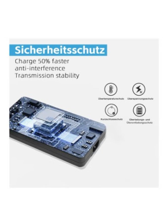 Terabyte 230W Charger Fit for 925141-850 L58062-001 HP Omen X 2S 15, HP Z2 Mini G4, HP Zbook 15 17 G2, HP Thunderbolt Dock 230W G2 2UK38AA Gaming Laptop Power Supply Adapter Genuin OEM 7.4mm*5.0mm tip - Image 3