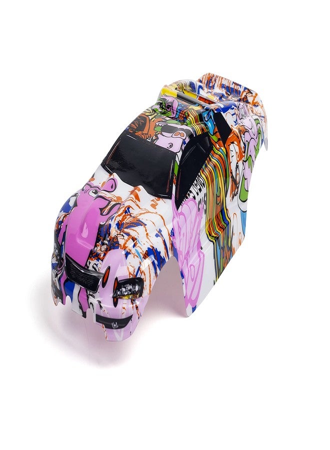 SummitLink Custom Body Graffiti Pink Pig Style Compatible for e-Revo Mini 1/16 Scale RC Car or Truck (Truck not Included) ERMN-PIG-01 - Image 5