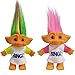 Yintlilocn 2pcs Vintage Troll Dolls SetRetro Troll Doll Chromatic Adorable for Collections School Project Arts and Crafts Party Favors - Image 2