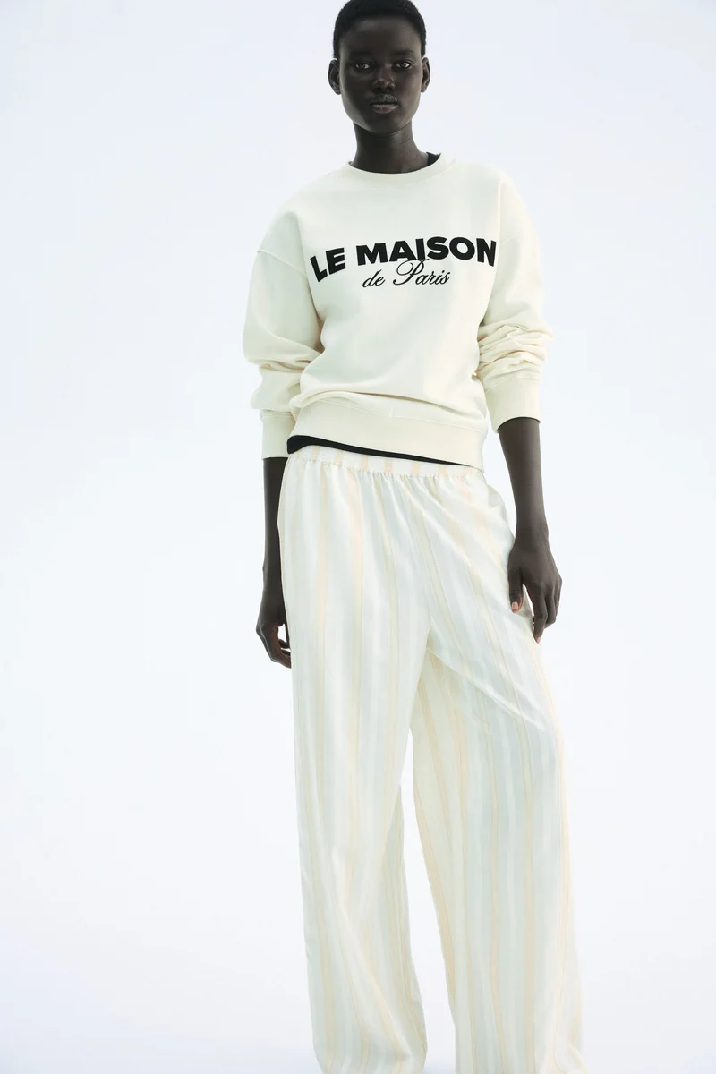 H&M Text-motif sweatshirt