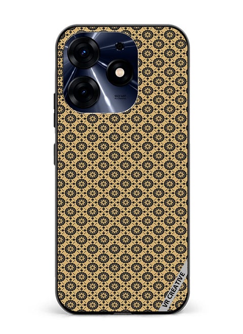 Protective Case Cover For Tecno Spark 10 Pro Pattern Classical Luxury Ornament Royal Texture Design Multicolour