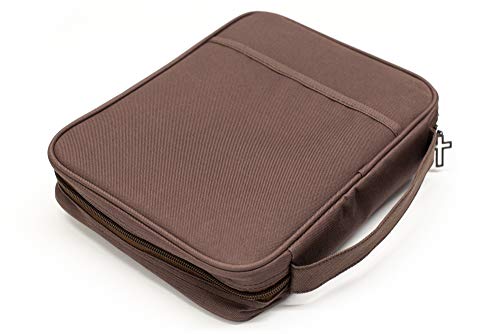 Dicksons Brown Eagles Reinforced Polyester Bible Cover Case with Handle, X-Large - Image 4
