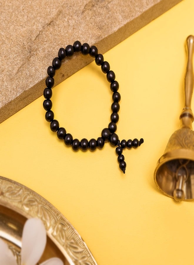 Divine Hindu Authentic Karungali Malai Bracelet For Men & Women Premium Ebony Wood Spiritual Bracelet (DH-BRC-34-8MM) - Image 2