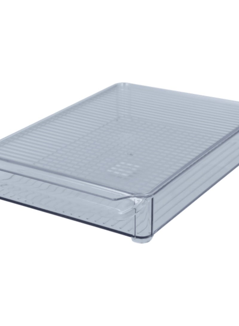 فيلي منظم ثلاجة بلاستيك للحيوانات الأليفة مع غطاء شفاف 30 سم - Image 2