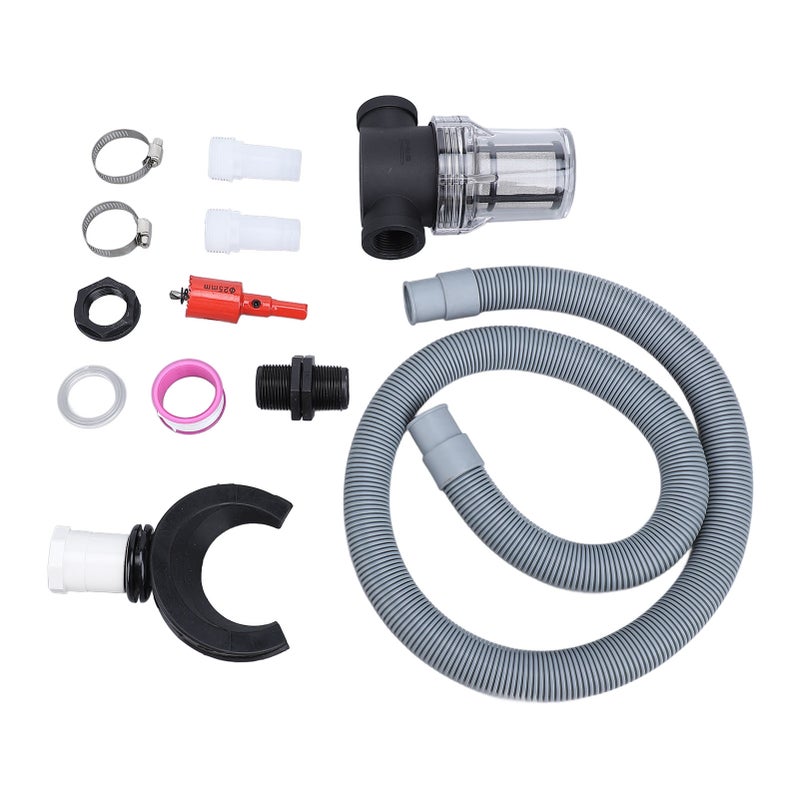 Rain Barrel Connector Kit Roof Rainwater Collector Rain Barrel Diverter With Filter Water Collection Hose Connection Round 75mm / 3.0in - Image 3
