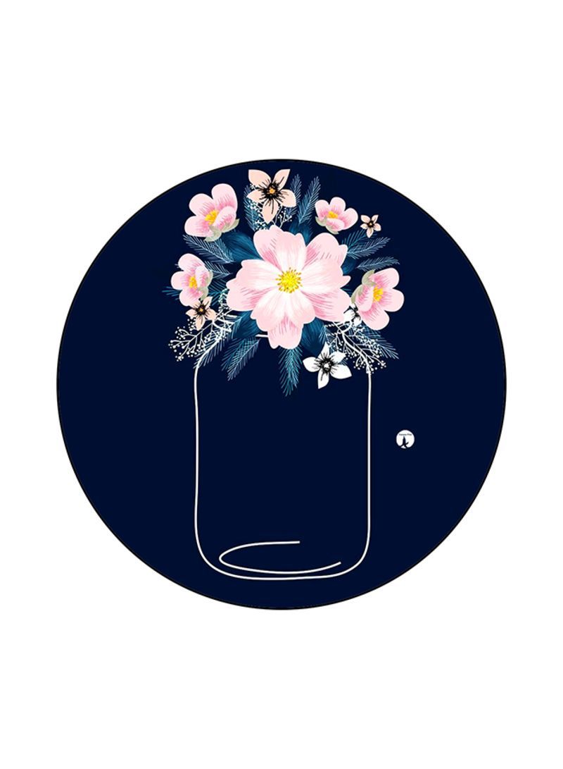 RKN Flowers Printed Mouse Pad Blue/Pink