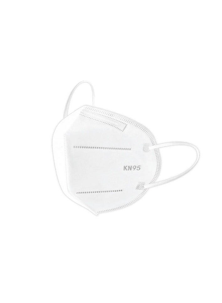 Midwest 5 Layer Disposable Face Masks, 5-Ply Protective Face Mask, 25 PCS, with Elastic Ear Loops,White, Suitable for Work, Restaurants, Outdoors - Image 1