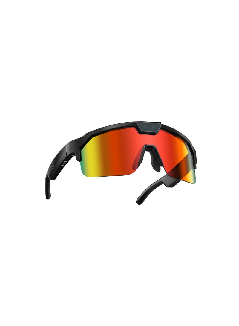 ZESITH Orange AI Smart Translation Sunglasses 800W HD Camera Video Recording Bluetooth Outdoor Cycling Skiing Fishing Glasses - Image 1