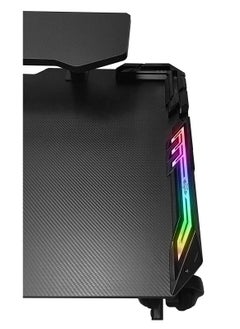 AWD AWD Gaming Desk Table With RGB light, Computer Desk (TD2-1600), Cup Holder and Headphone Hook Gamer Workstation Game Table.  - Image 3