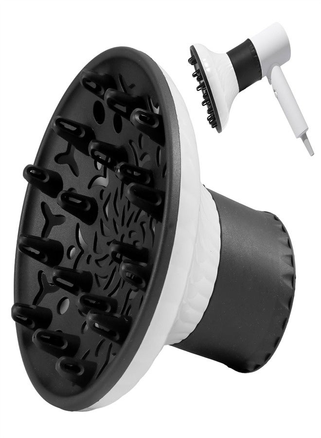 Generic EXCEFORE, Hair Diffuser Attachment, Adjustable Hair Dryer Diffuser for Natural Wave Frizz Free Curls Hair, Professional Portable Salon Tool - Image 1