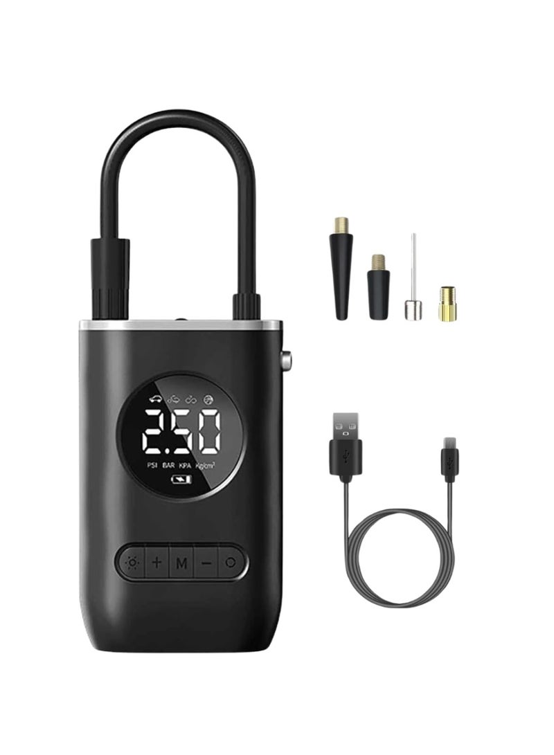 Denx Portable Compact Wireless Intelligent Digital Electric Air Inflator Pump Suitable For Bicycle Car Motorcycle Tires - From Denx - Image 2