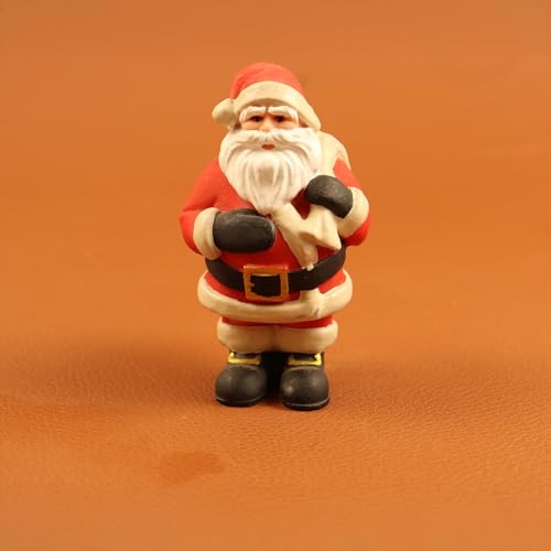Putrika Spillbox Resin Santa Claus Showpiece|Perfect Christmas Décor|Christmas Decoration Figurine |Festive Holiday Home Décor|Mini Santa Statue Gift Ideas (Red, 3.7 inch - Santa) - Image 1