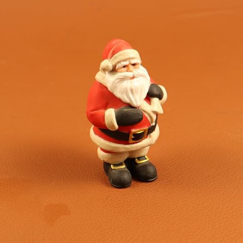 Putrika Spillbox Resin Santa Claus Showpiece|Perfect Christmas Décor|Christmas Decoration Figurine |Festive Holiday Home Décor|Mini Santa Statue Gift Ideas (Red, 3.7 inch - Santa) - Image 3