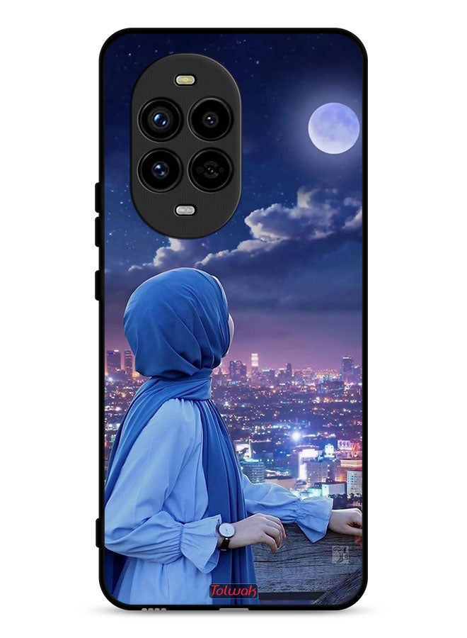 Tolwak Huawei nova 13 Pro 5G Protective Case Cover Looking At Moon Hijab Girl - Image 1