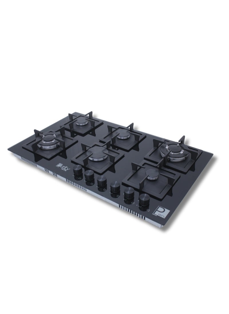 Purity Gas Hob 6 Eyes Heavy Duty Grids HPT916G  - Image 1