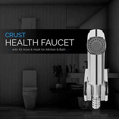 Parryware Crust Health Faucet| E8342A1| with SS Hose & Hook | Chrome Finish | Pack of 1 | for Kitchen & Bath Fixtures - Image 3