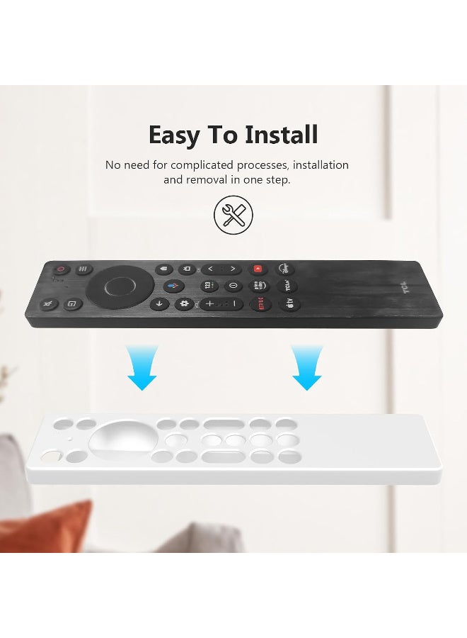 BRTM For TCL Remote Control Silicone Case, Remote Control Protective Case, Shockproof, Dropproof Lightweight and Non-slip, Easy To Install,High QualitySilicone Material Safe and non-toxic Remote case For TCL RC813A FMB1 2025 QM6K QM7K - Image 4