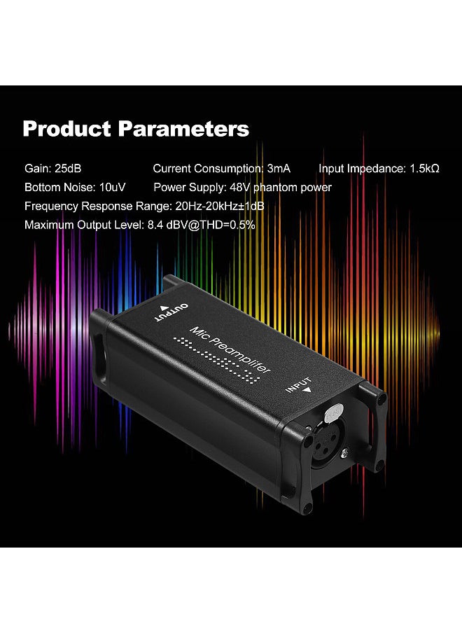 Generic - Mic Activator Ultra-Clean Gain Microphone Preamplifier Audio Booster - Image 1