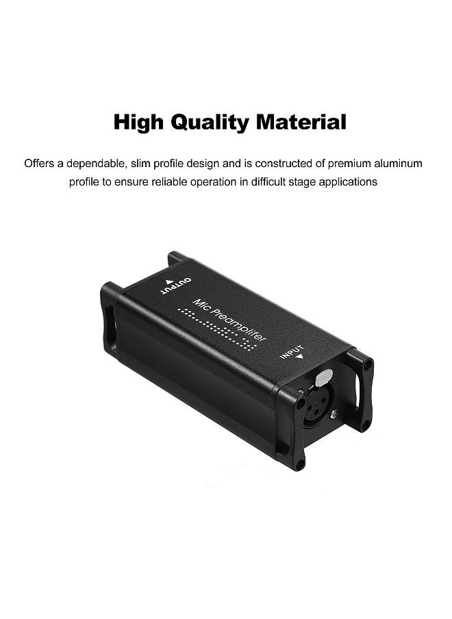 Generic - Mic Activator Ultra-Clean Gain Microphone Preamplifier Audio Booster - Image 1