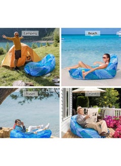 Eoptify Portable Inflatable Pool Sofa, Waterproof Bean Bag Couch for Kids and Adults with Travel Bag for Indoor and Outdoor Use  - Image 4