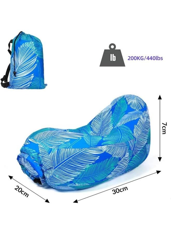 Eoptify Portable Inflatable Pool Sofa, Waterproof Bean Bag Couch for Kids and Adults with Travel Bag for Indoor and Outdoor Use  - Image 2