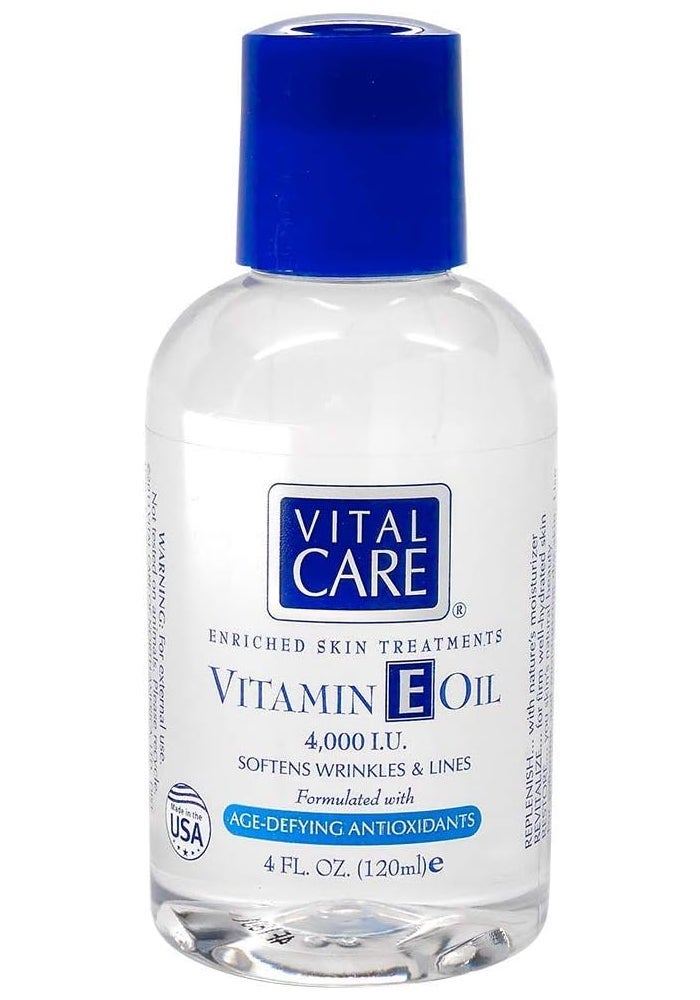 Vital Care Age Defying Skin Treatment Vitamin E Oil 4000 IU - 4 oz