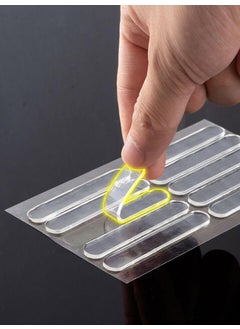 KitchEase KitchEase Car Bumper Scratch Guard Bumper Protector Transparent Car Door Guard Compatible with All Cars Pack of 10  - Image 4