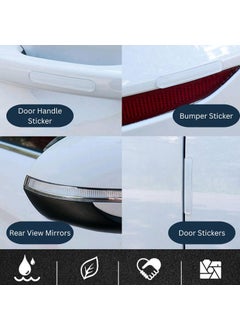 KitchEase KitchEase Car Bumper Scratch Guard Bumper Protector Transparent Car Door Guard Compatible with All Cars Pack of 10  - Image 5