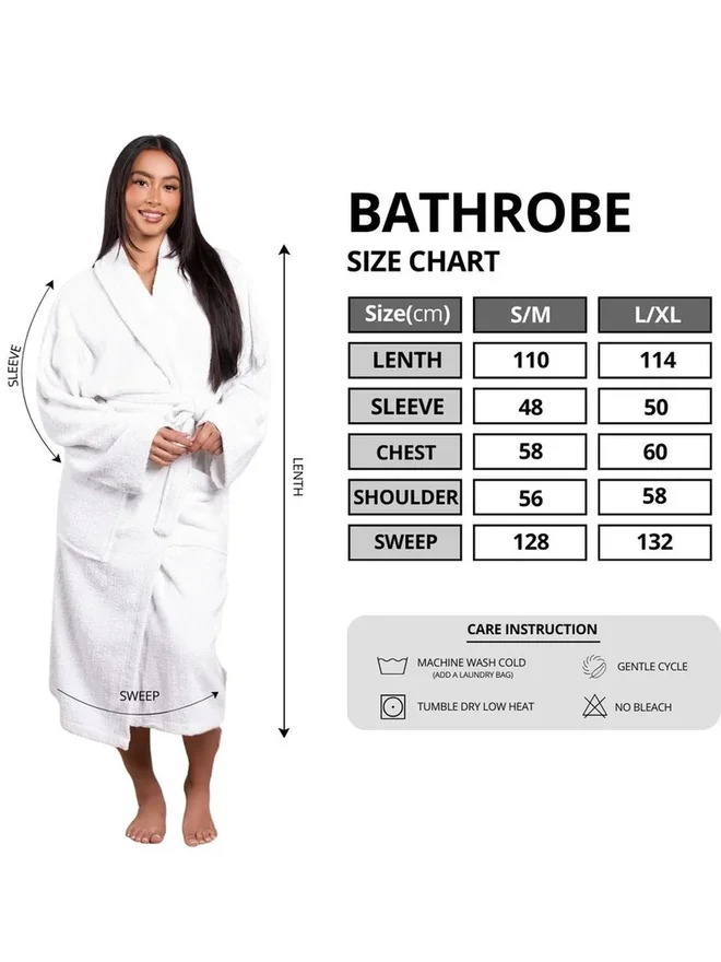 1Chase  Luxury Ultra Soft Cotton Shawl Bathrobe for Women | Best Price UAE
