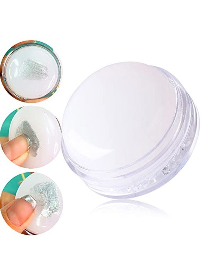 Dornail طابع أظافر سيليكون شفاف لطباعة الأظافر الفرنسية طقم أدوات فن الأظافر لطباعة الأظافر الفرنسية طابع جيلي للأظافر - Image 1