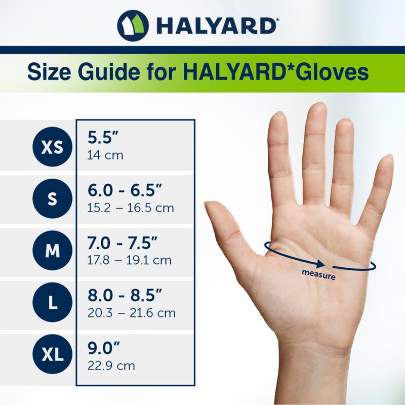 HALYARD Sterling SG Nitrile Powder-Free Exam Gloves, 3.7 mil, 9.5 Inches, Gray, Large, 41660 (Box of 250) - Image 4