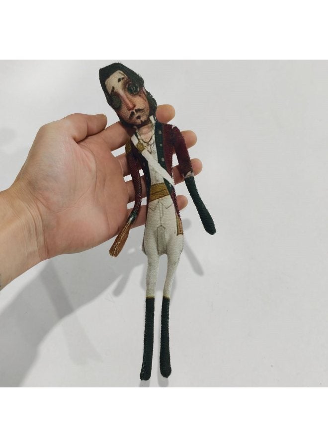 The Fifth Personality 28cm Dry Mouse Without White Edges Doll Ultra-fine Hands And Feet Skeleton Movable Abstract Doll-Specifications:28cm-Color:Big Red Pair  - Image 1