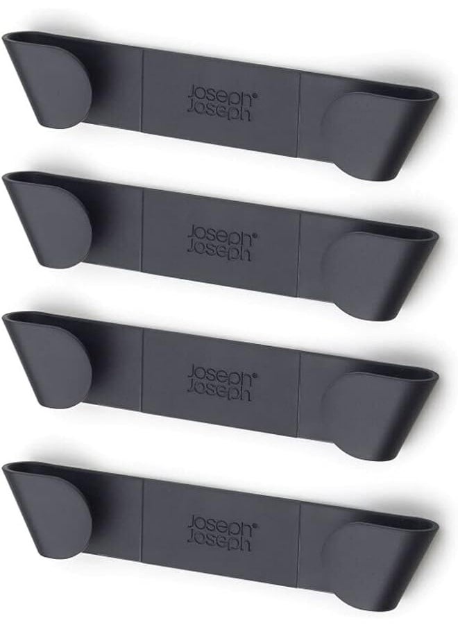 Joseph Joseph 85149 Cupboardstore Cabinet Door Pan Lid Organizer Gray 4 Count Pack Of 1  - Image 1