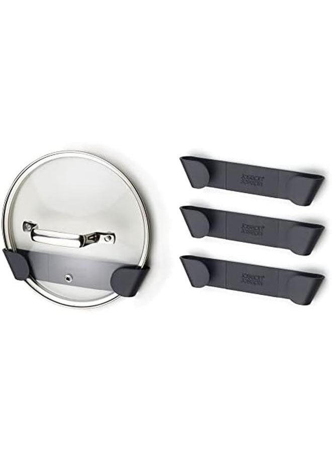 Joseph Joseph 85149 Cupboardstore Cabinet Door Pan Lid Organizer Gray 4 Count Pack Of 1  - Image 4