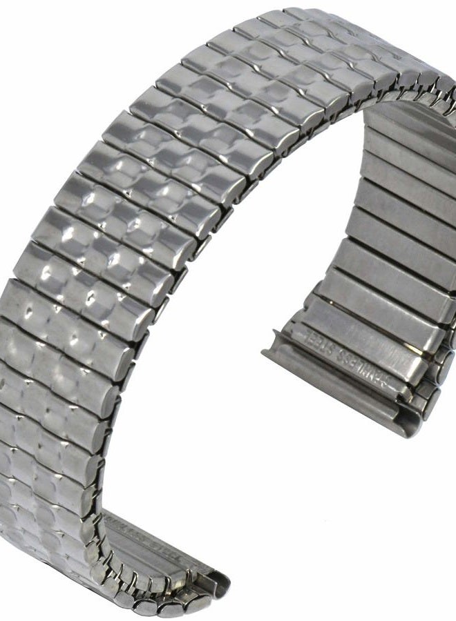 Timechant 20mm Women/Men's Stainless Steel Stretch Watch Band, Flex Radial Expansion Replacement Strap by TimeChant 1674 - Image 1