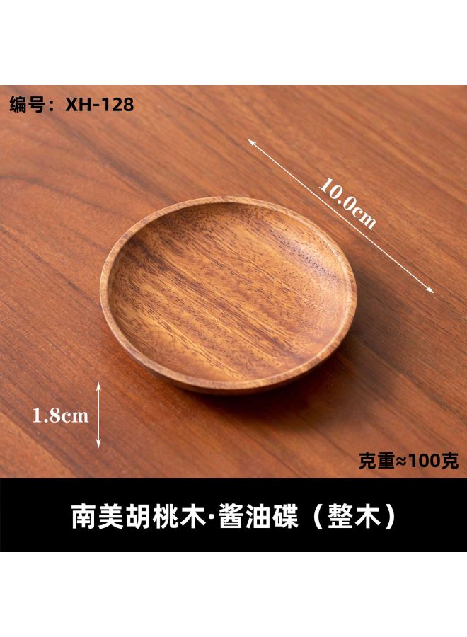 North American Black Walnut Tea Ceremony Coaster, Solid Wood, New Chinese Style Kung Fu Tea Set, Heat Insulation Pad, Cup Mat, Tea-water Separation Gift Box