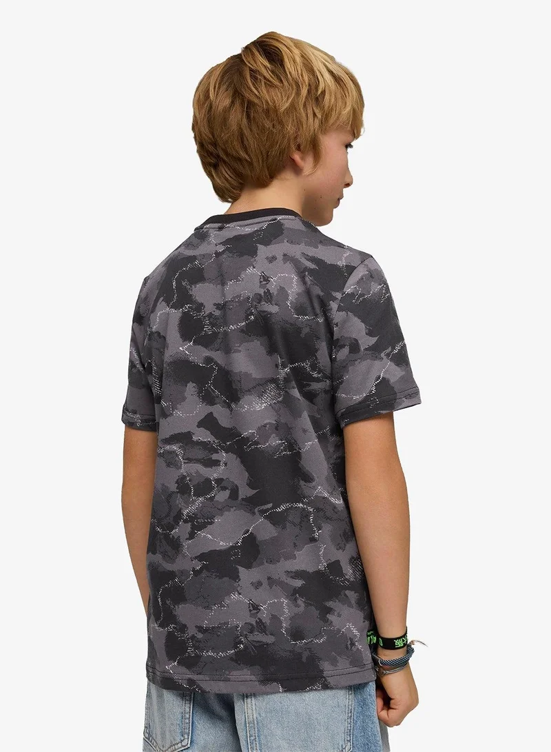 PUMA Youth Essential Camo All-Over Printed T-Shirt
