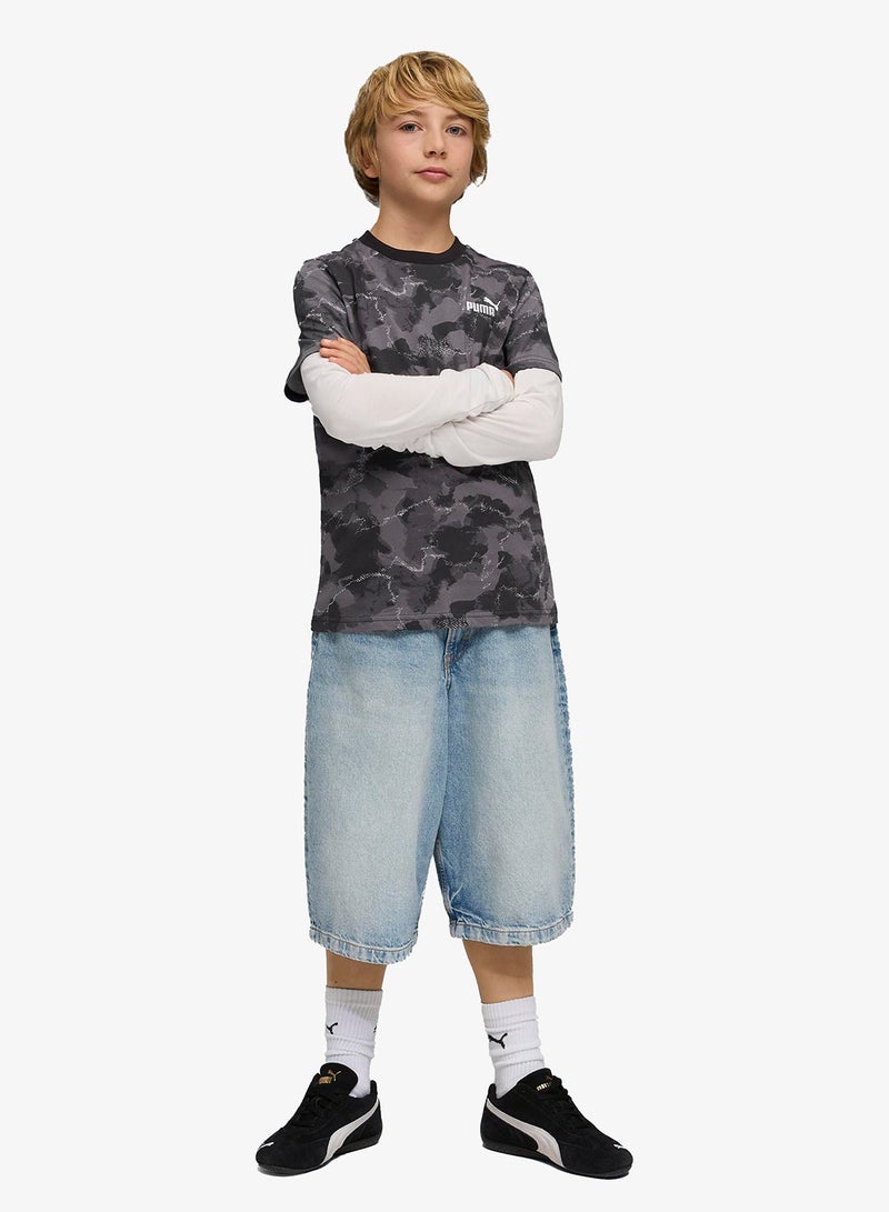 PUMA Youth Essential Camo All-Over Printed T-Shirt - Image 3