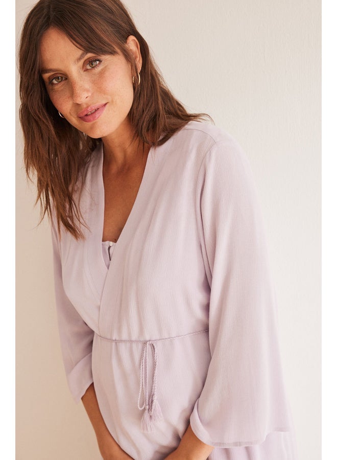 women'secret Lilac maternity robe - Image 2