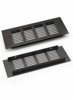 Y&D Air Vent Grille Cover, 200 mm Cover Cupboard Vents Fridge Louvred Wall for Wardrobe Ventilation  - Image 1