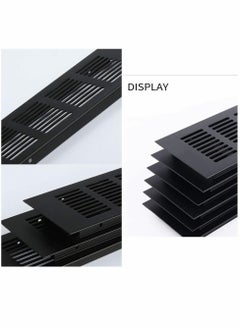 Y&D Air Vent Grille Cover, 200 mm Cover Cupboard Vents Fridge Louvred Wall for Wardrobe Ventilation  - Image 2