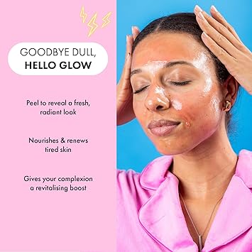 7th Heaven Pink Guava Peel Off Face Mask with Grapefruit Radiance Restore Cleansing and Vegan Peel Off Mask Genuine 7th Heaven Face Masks Skincare - Image 3