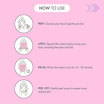 7th Heaven Pink Guava Peel Off Face Mask with Grapefruit Radiance Restore Cleansing and Vegan Peel Off Mask Genuine 7th Heaven Face Masks Skincare - Image 5